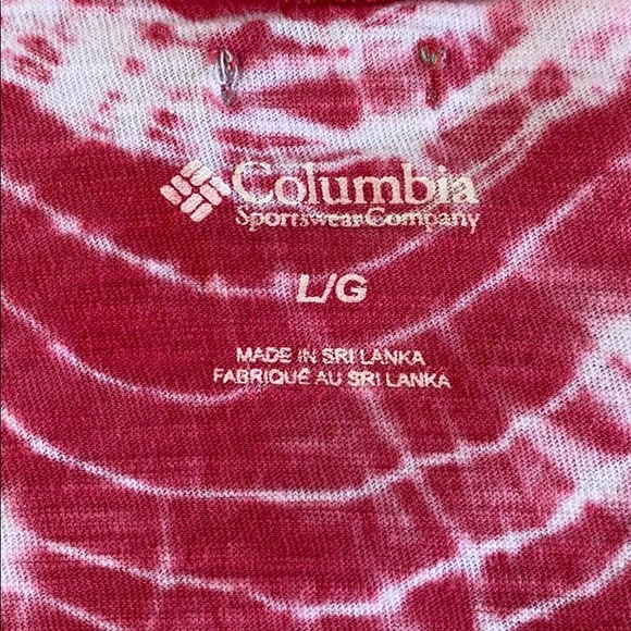 COLUMBIA Women’s Tie-dyed shirt size L - Picture 7 of 8